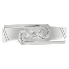 Bague de dévotion en or blanc 18 carats