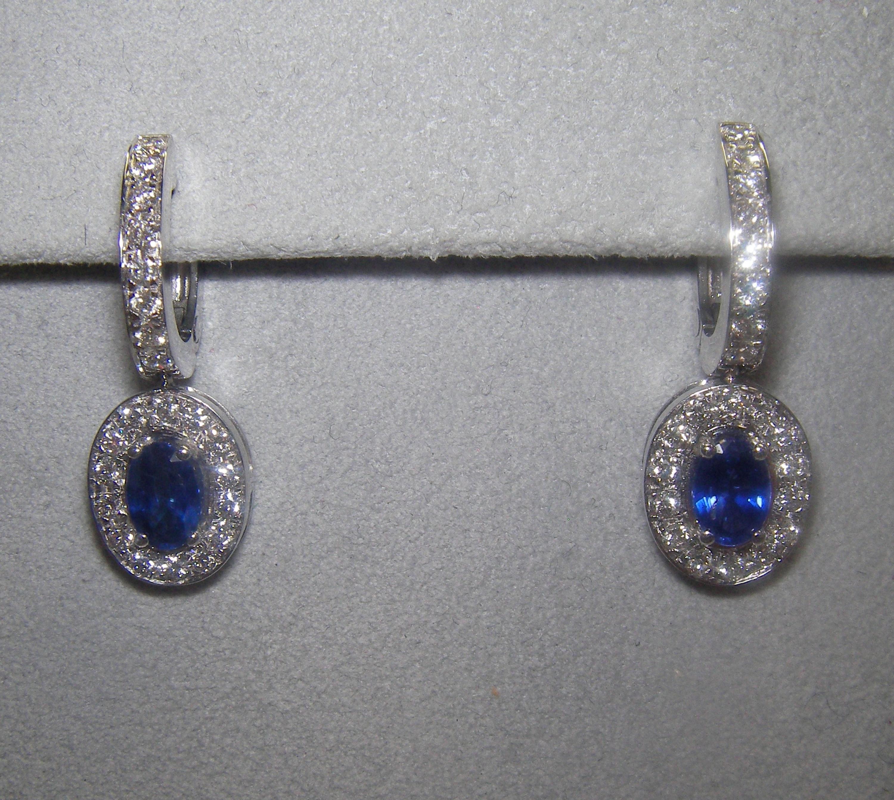 18 Karat White Gold Diamond and Sapphire Dangle Earrings

44  Diamonds 0.70 Carat H SI
2  Sapphires  1,59 Carat


Founded in 1974, Gianni Lazzaro is a family-owned jewelry company based out of Düsseldorf, Germany.
Although rooted in Germany, Gianni