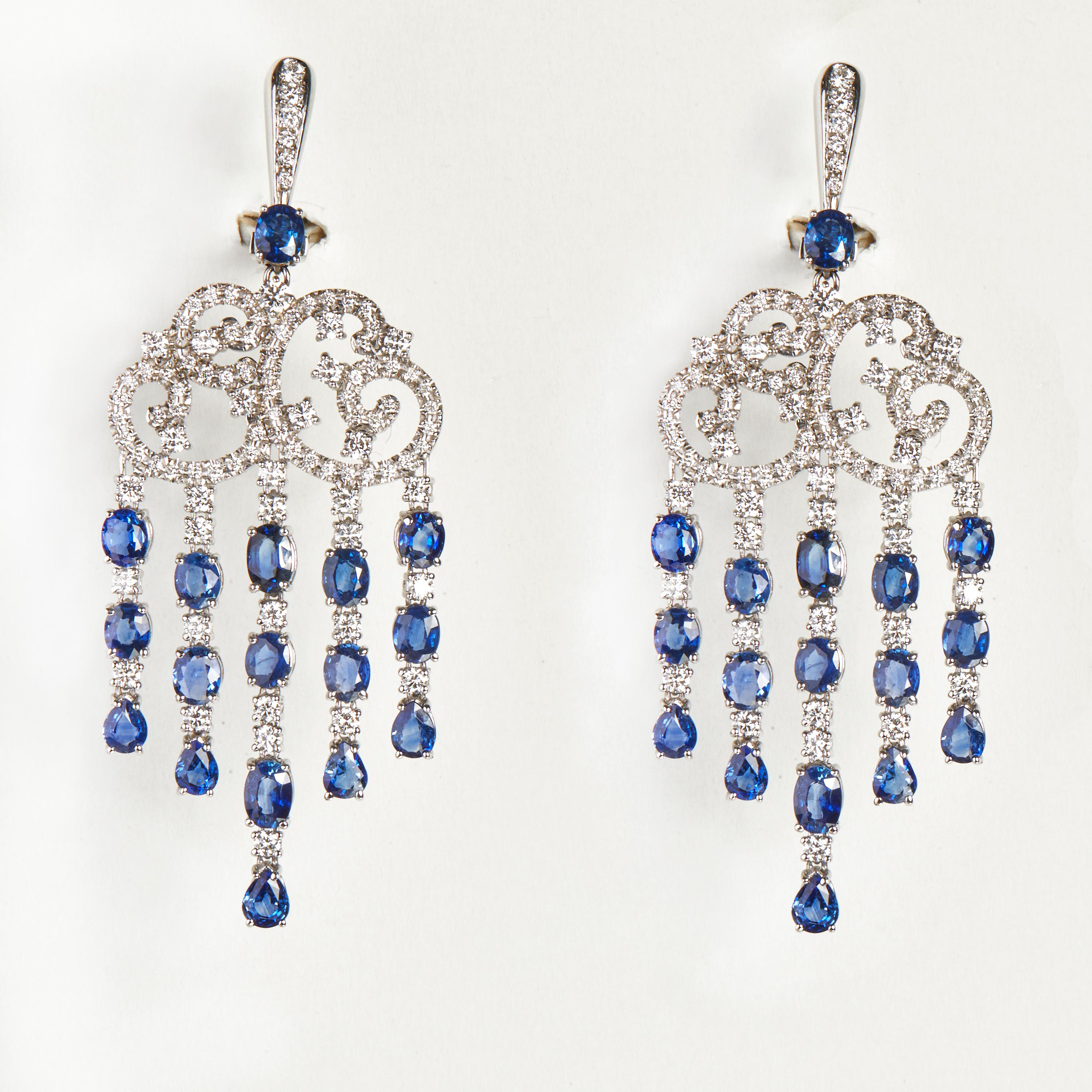 18 Karat White Gold Diamond and Sapphire Dangle Earrings

196  Diamonds 3,81 Carat H SI
34 Sapphires  15.17 Carat


Founded in 1974, Gianni Lazzaro is a family-owned jewelry company based out of Düsseldorf, Germany.
Although rooted in Germany,