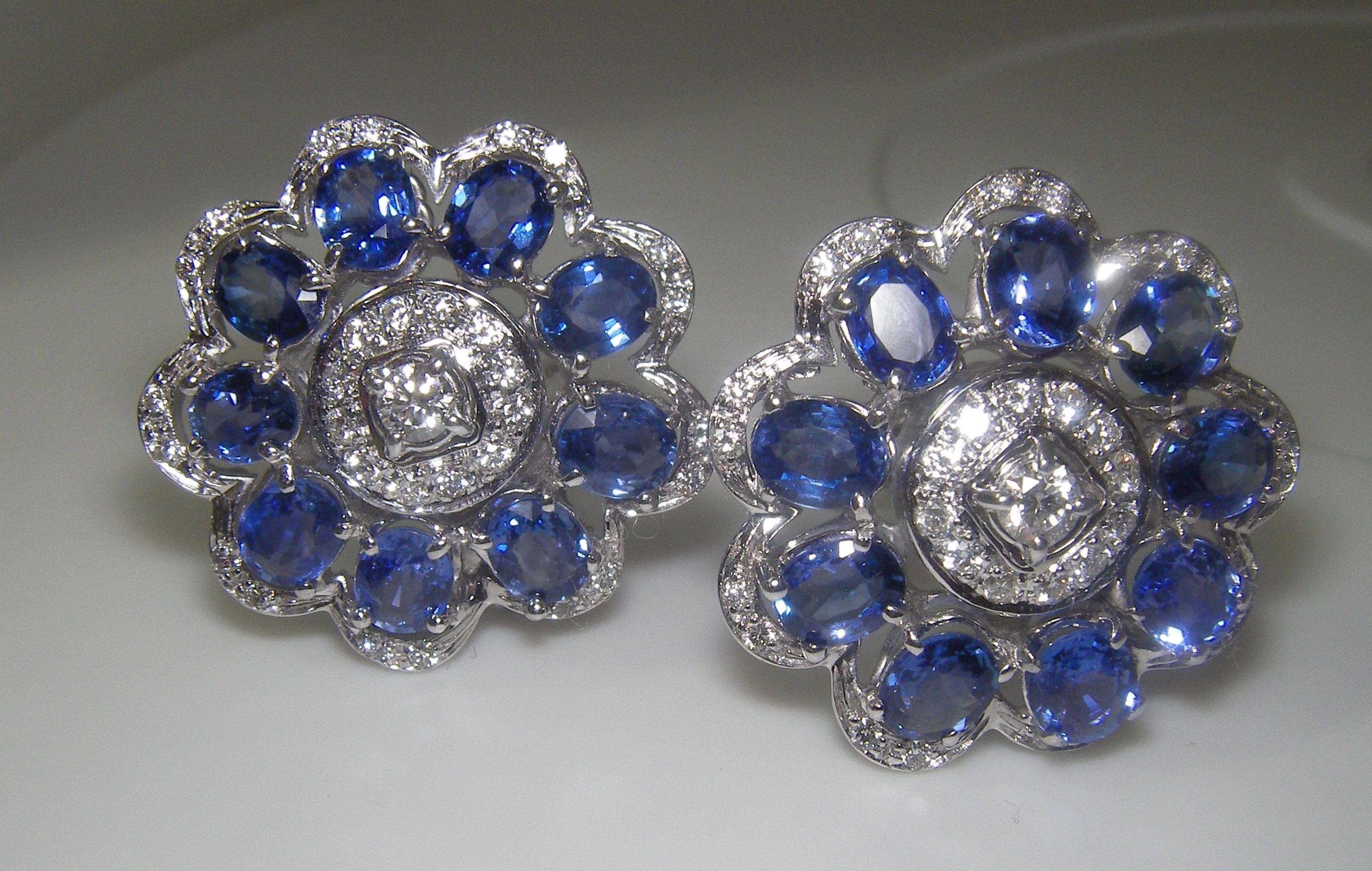 18 Karat White Gold Diamond and Sapphire  Earrings

62 Diamonds 0,93 Carat H SI
18 Sapphires  8,32 Carat


Founded in 1974, Gianni Lazzaro is a family-owned jewelry company based out of Düsseldorf, Germany.
Although rooted in Germany, Gianni