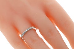 18 Karat White Gold Diamond Band Ring