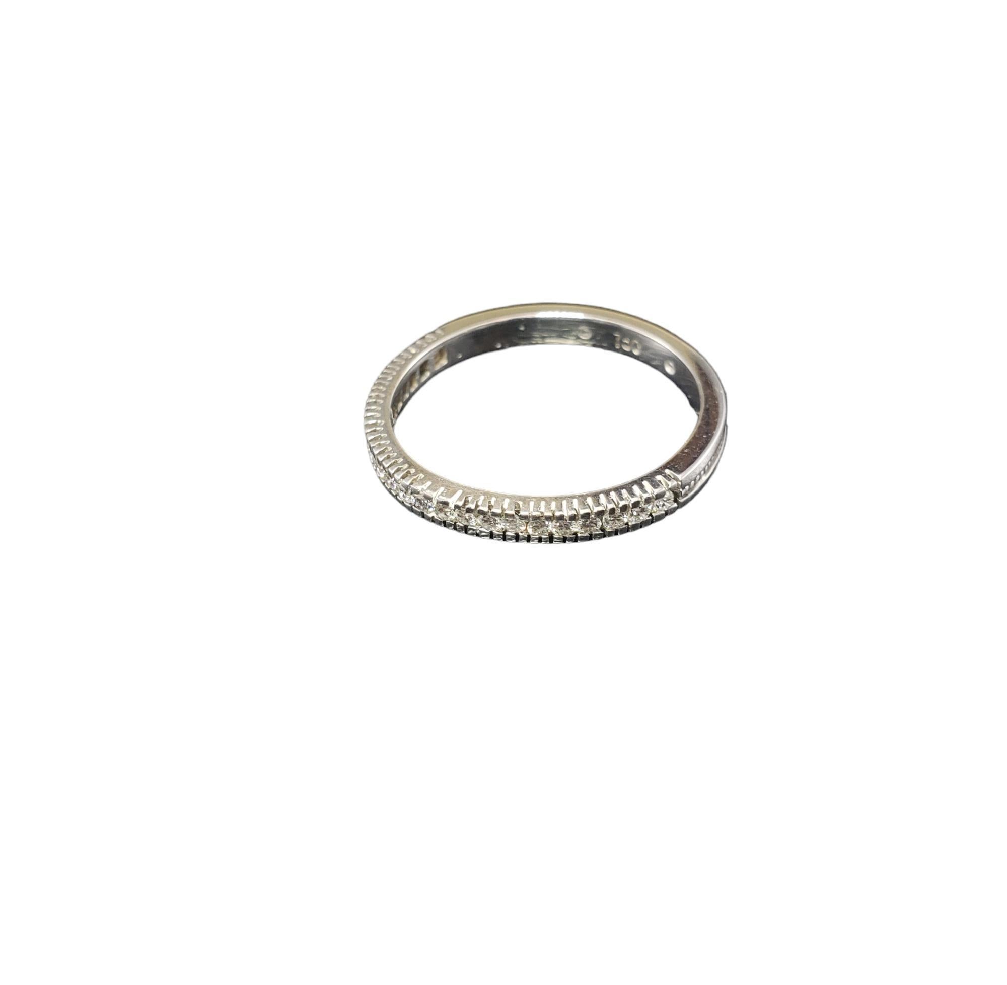 18 Karat Weißgold Diamant-Ring Größe 7,25-7,5 #16115 im Zustand „Gut“ im Angebot in Washington Depot, CT