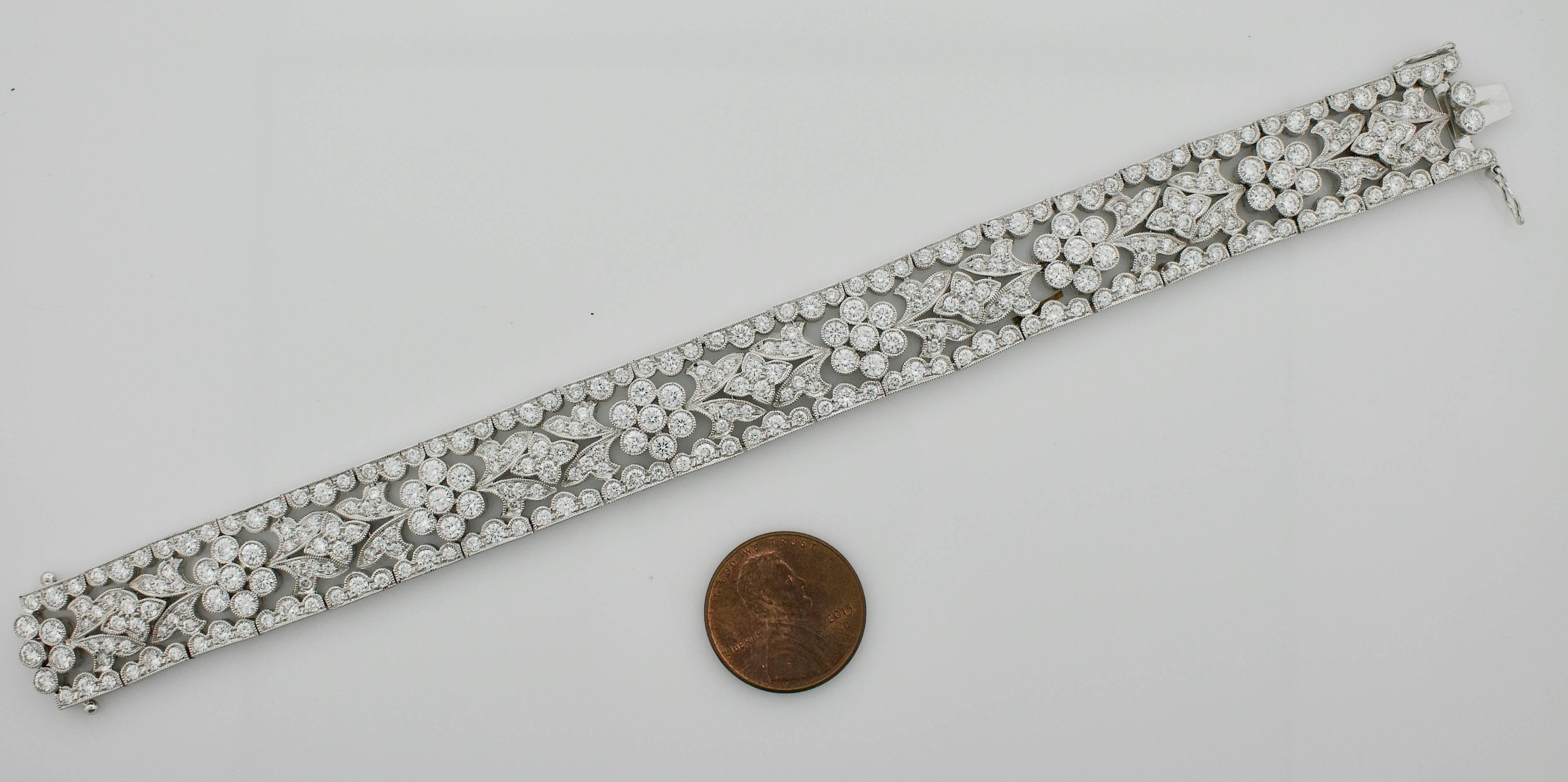 10 carat diamond bracelet