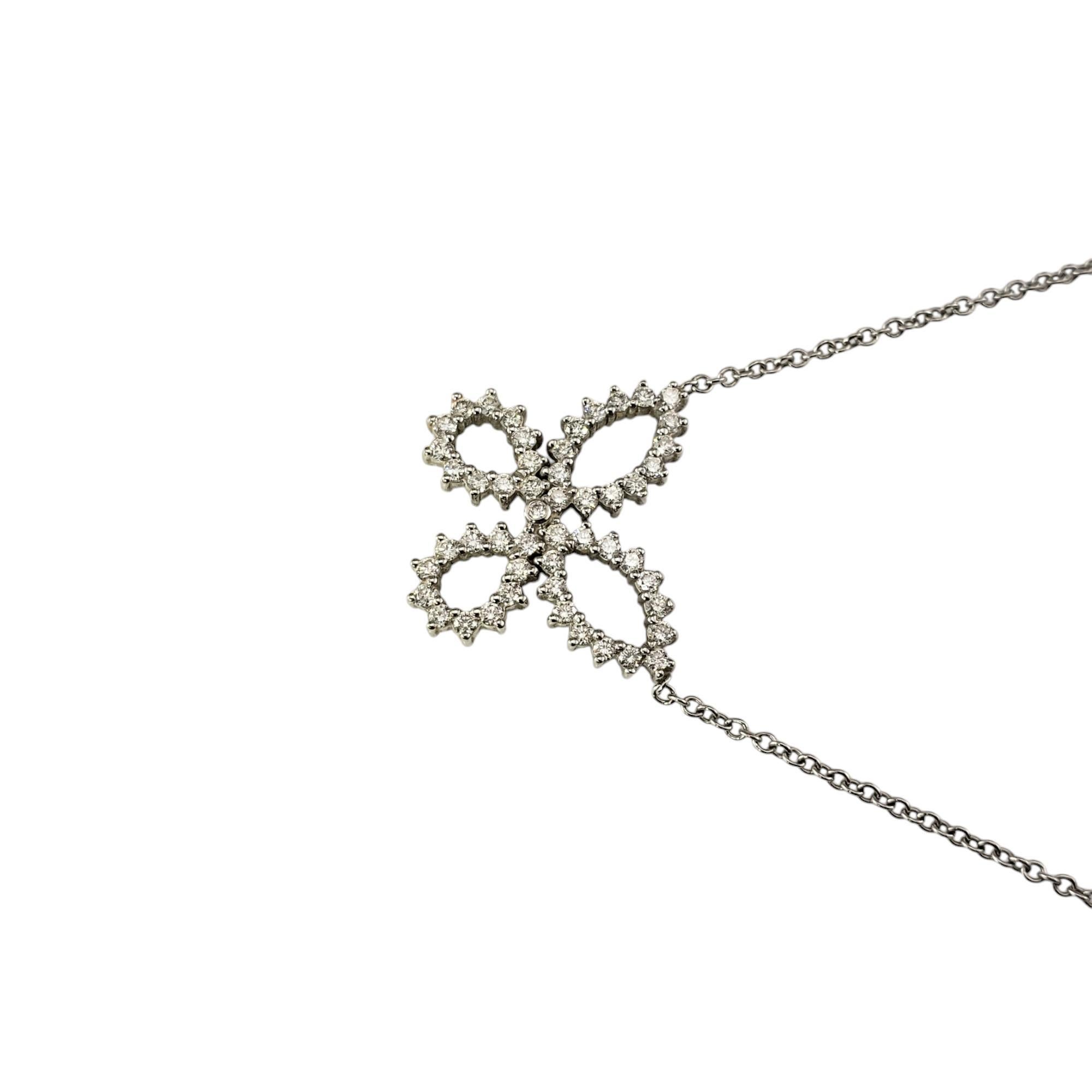 Contemporaneo Collana con ciondolo a farfalla in oro bianco 18 carati #19752 in vendita