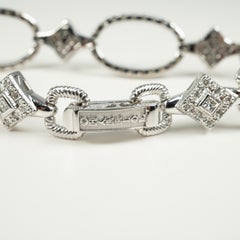 Pulsera Charriol Diamantes Oro Blanco 18 Kilates