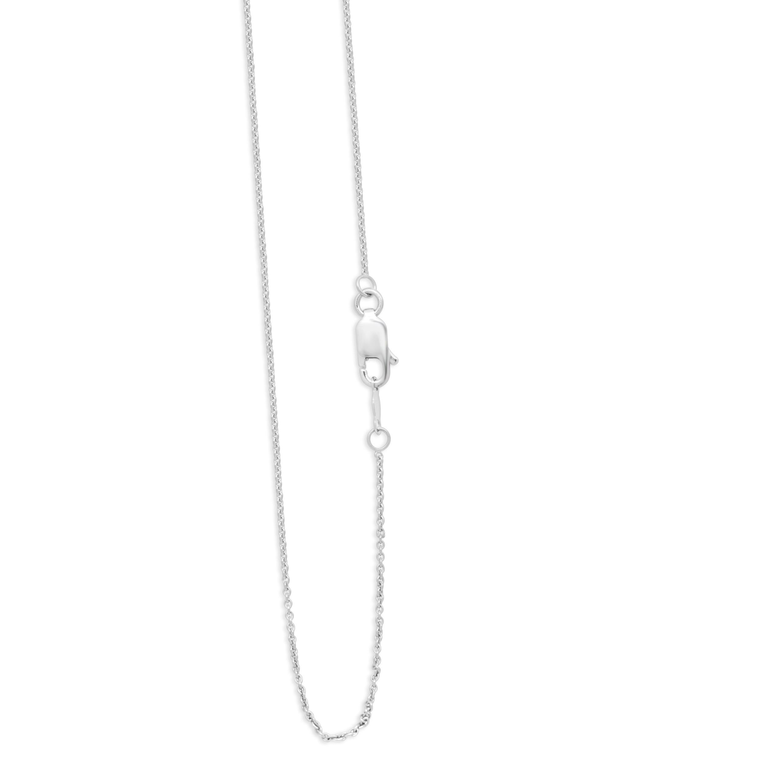 Collana a grappolo di diamanti in oro bianco 18 carati In condizioni ottime in vendita a Scottsdale, AZ