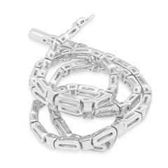 18 Karat White Gold Diamond Collar Necklace