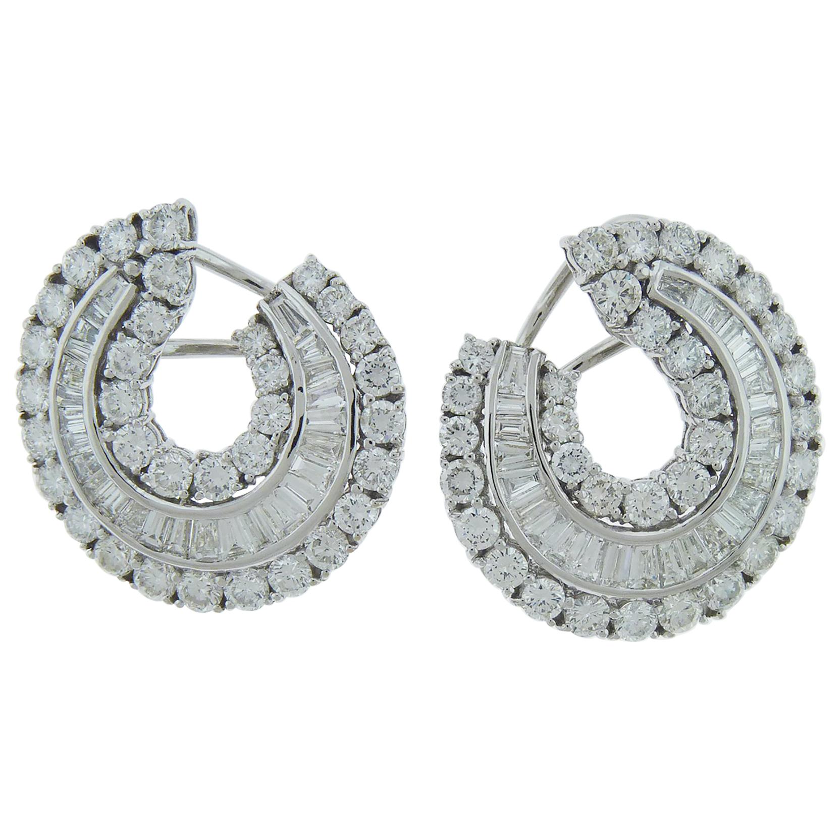 Special Order - Basice Single Earring in 18-karat White Gold with Diamonds main image 1