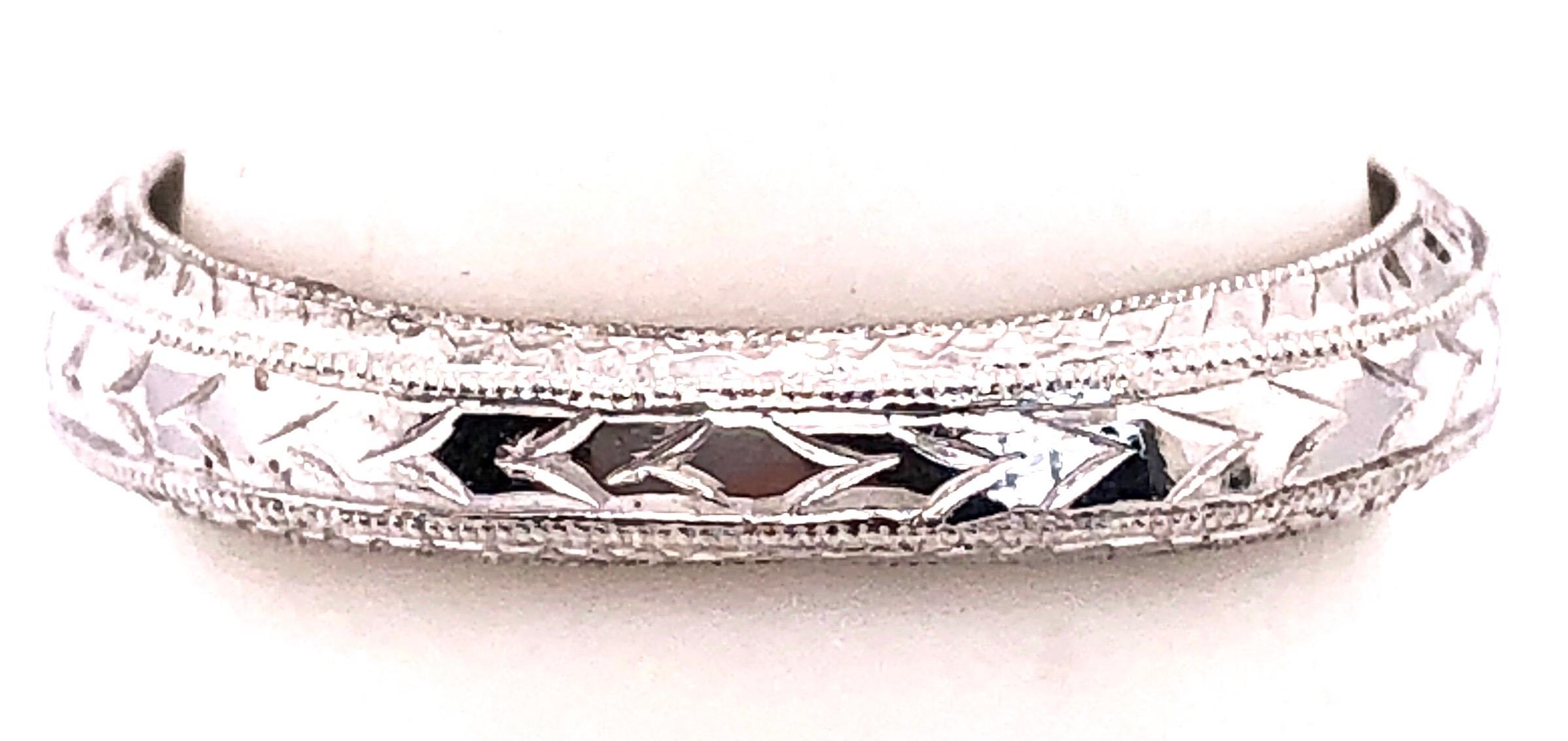 Modern 18 Karat White Gold Diamond Engagement Ring 1.40 Total Diamond Weight For Sale