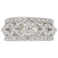 18 Karat White Gold Diamond Eternity Band