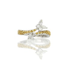 18 Karat Weißgold Diamant-Modering