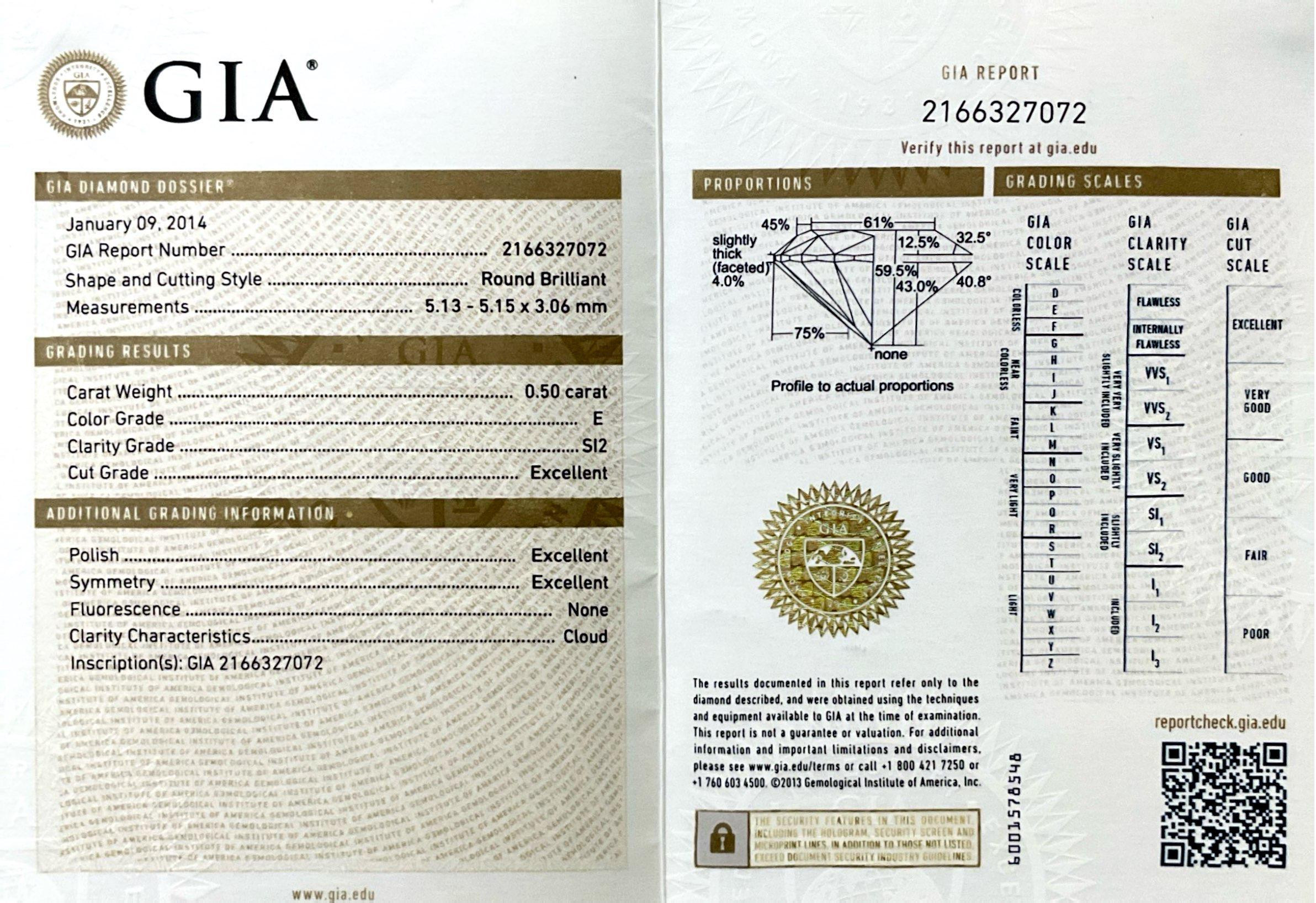 Donna Anello moda con diamante in oro bianco 18 carati in vendita