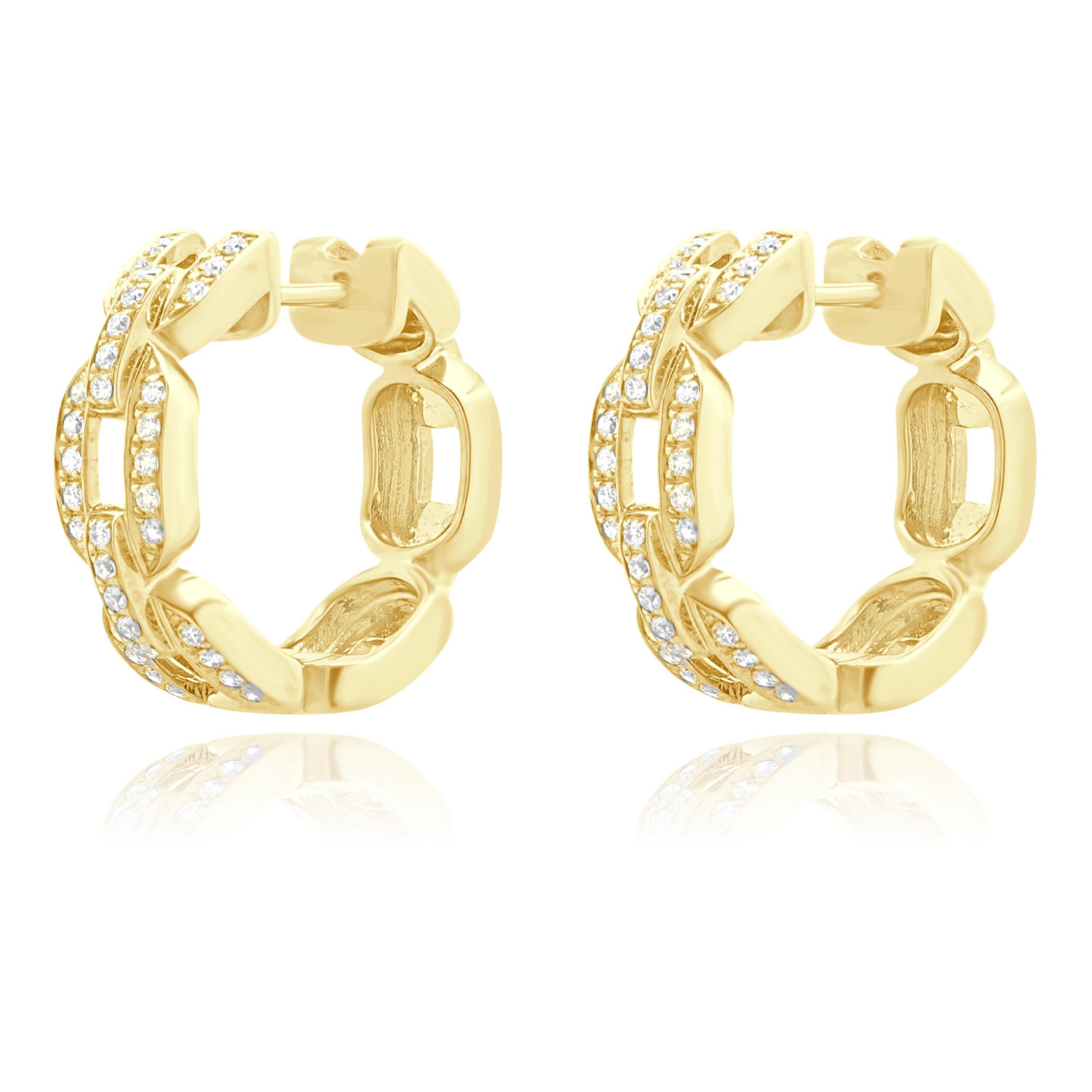 Material: 18k white gold
Diamonds: round cut = 0.52cttw
Weight: 3.02 grams
