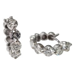 Diamond Hoop Earrings