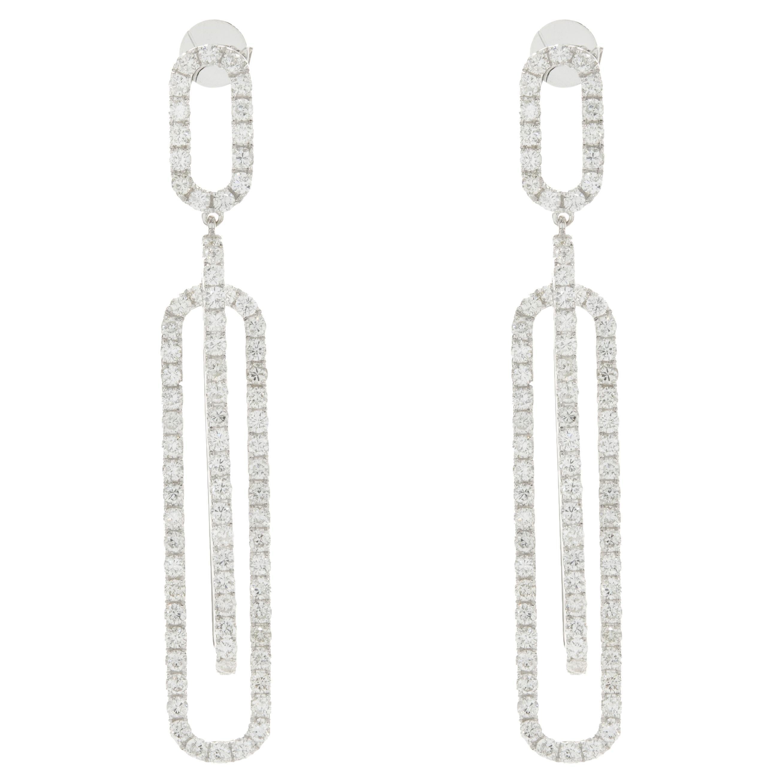 Ovale Drop Earrings Gold main image 0
