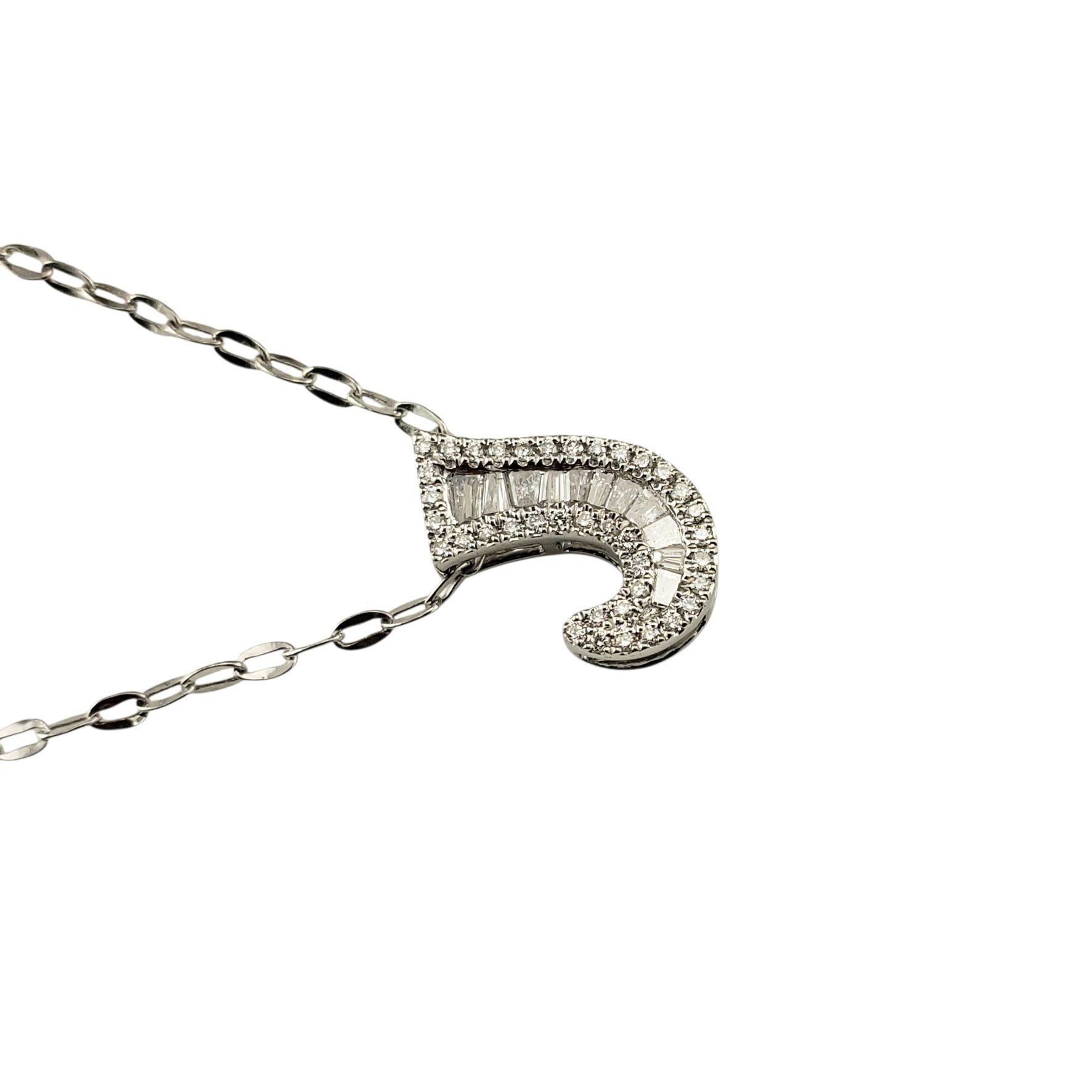 Taille baguette Collier à pendentif 