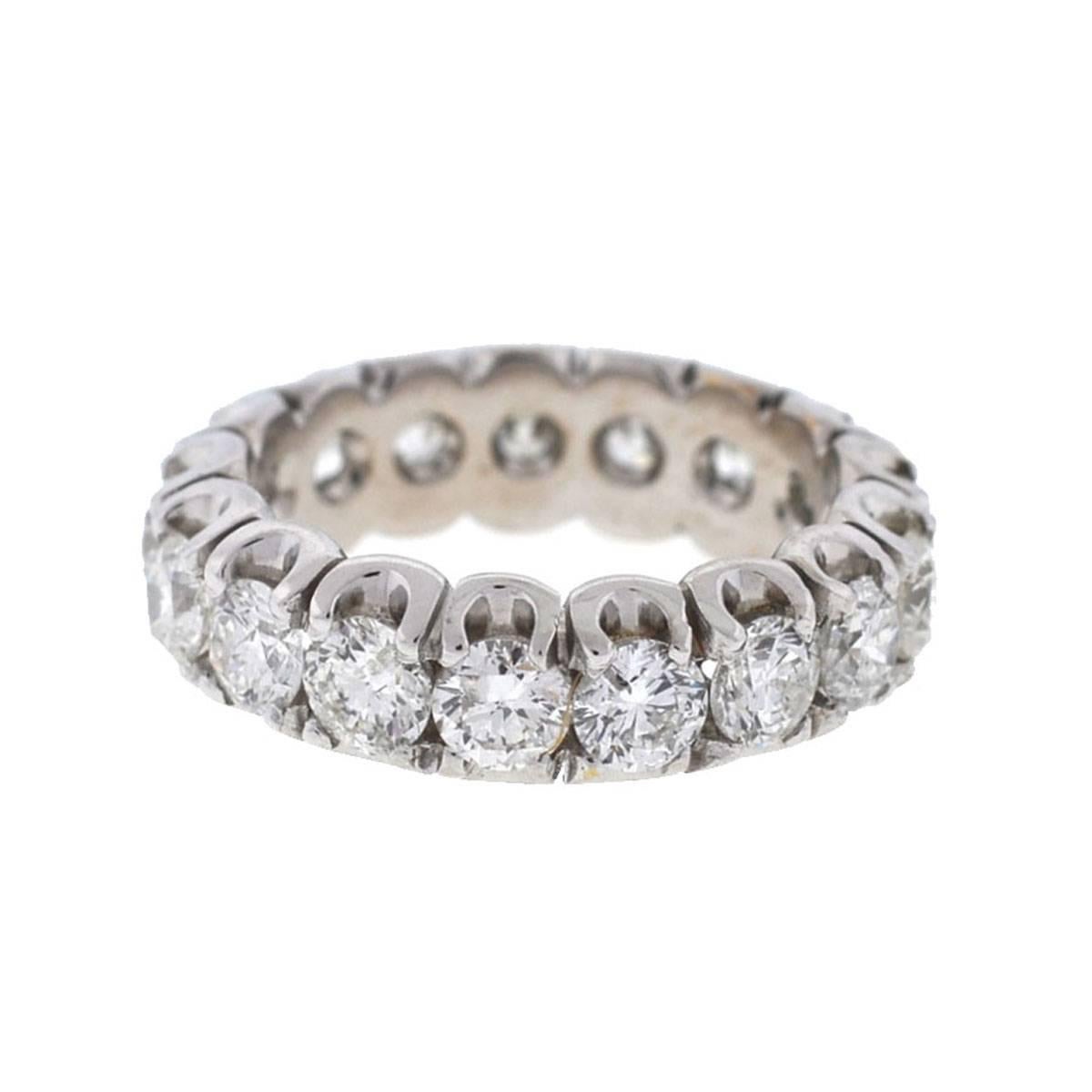 Old English Jewellers 9ct Yellow Gold & Silver Opal & Diamond Eternity Ring - Size K, Natural Opal