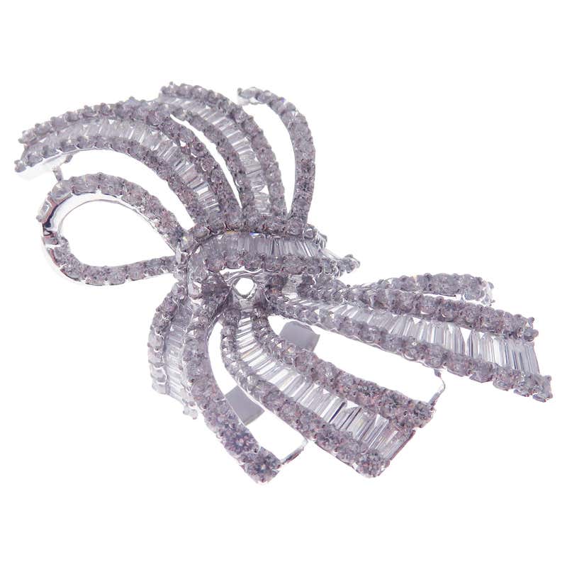 NWT 18 Karat Fancy Large Magnificent Glittering Fancy Diamond Wrap Ring ...