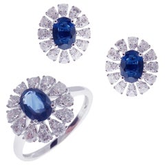 White Diamond Earrings