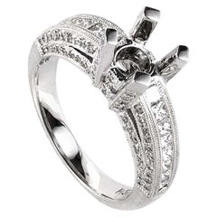 18 Karat White Gold Diamond Mounting Ring LBD-0665862
