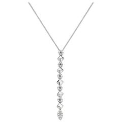 18 Karat White Gold Diamond Pendant