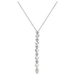 Pendentif en or blanc 18 carats avec diamants