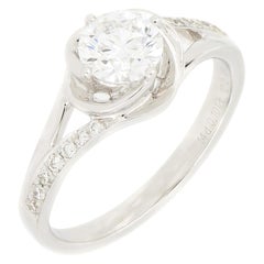 18 Karat Weißgold Diamant-Ring