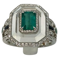 Vintage 18 Karat White Gold Diamond Ring