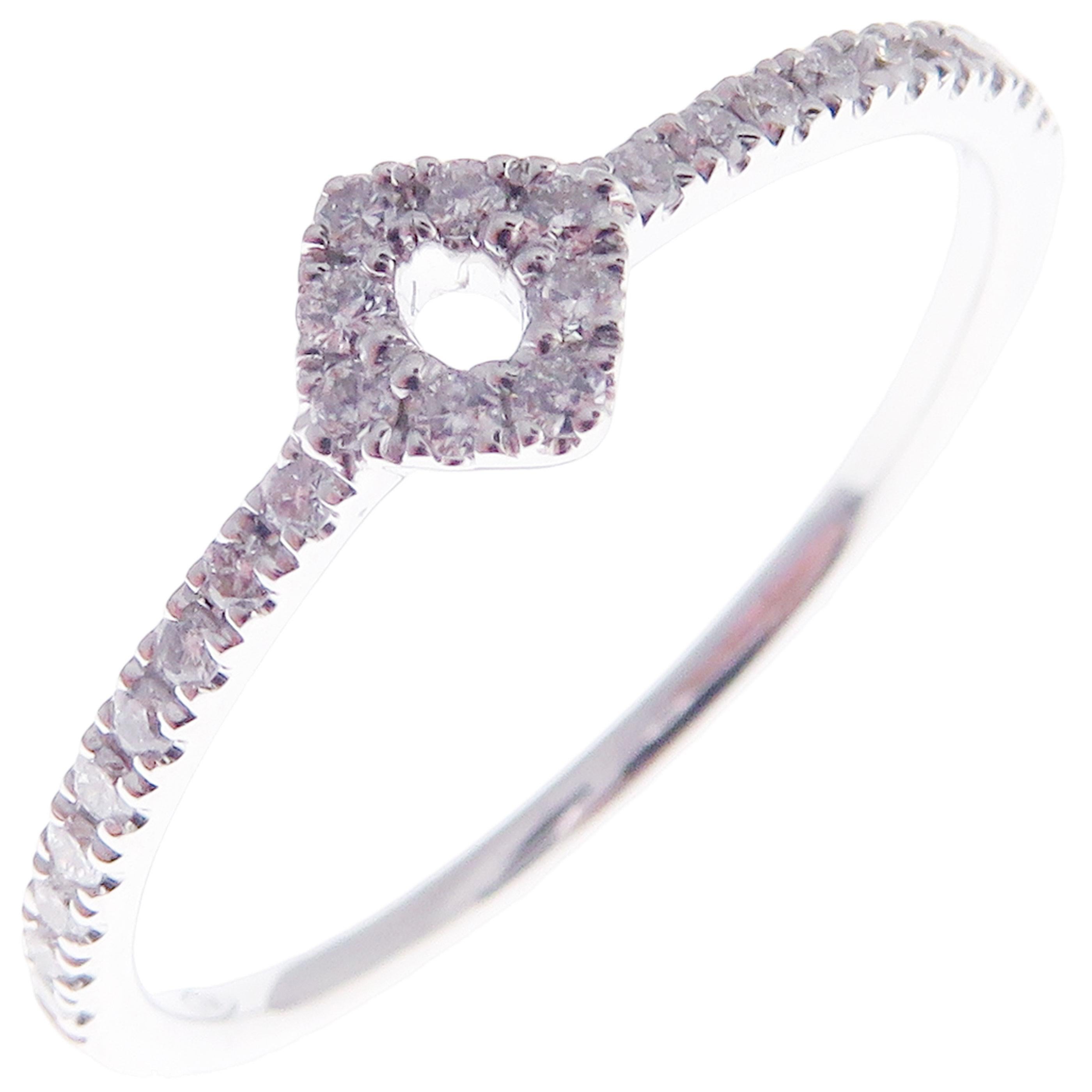 This trendy simple stackable ring is crafted in 18-karat white gold, featuring 26 round white diamonds totaling of 0.19 carats.
Approximate total weight 1.40 grams.
Standard Ring size 7
SI-G Quality natural white diamonds.