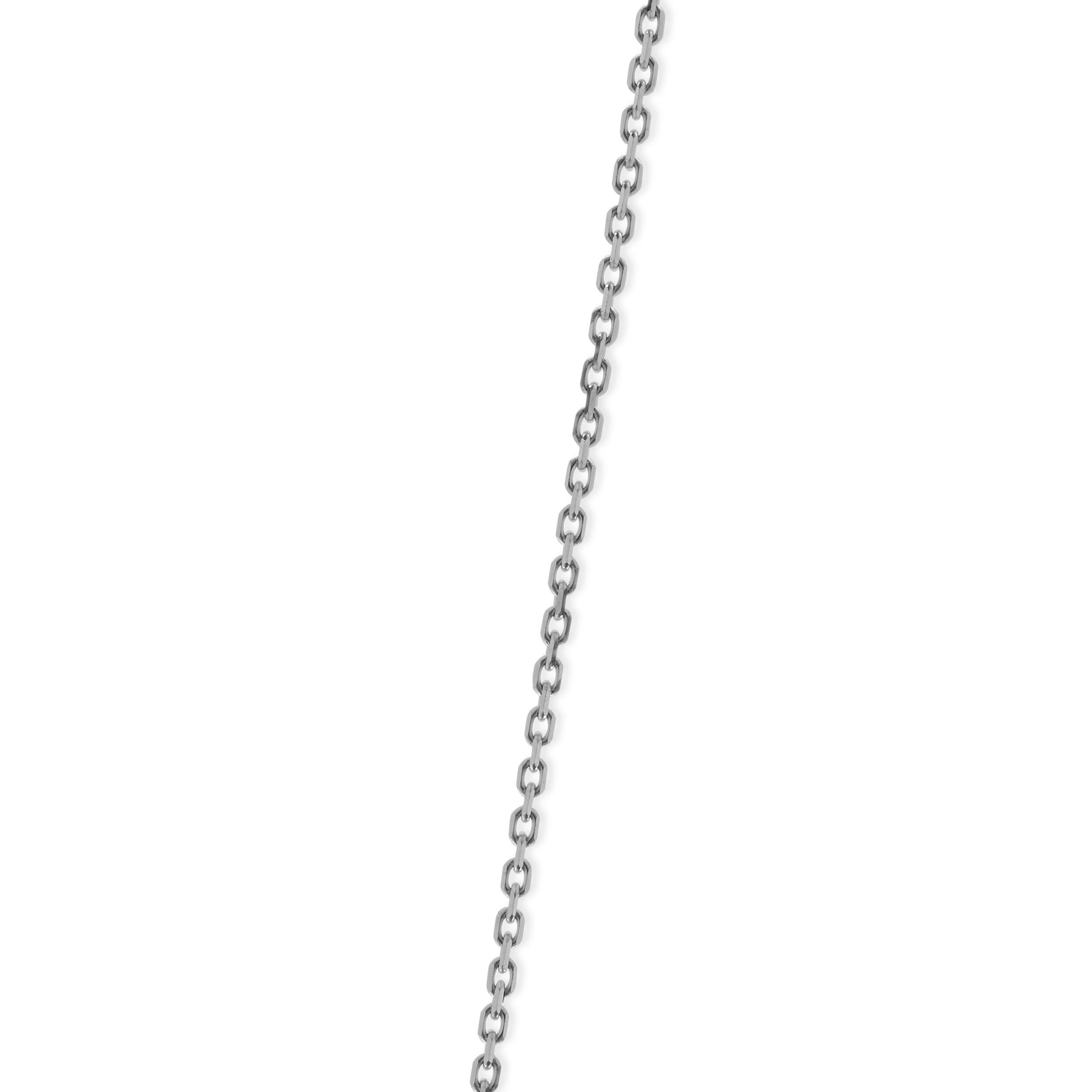 Smile-Halskette aus 18 Karat Weißgold mit Diamanten im Zustand „Hervorragend“ im Angebot in Scottsdale, AZ