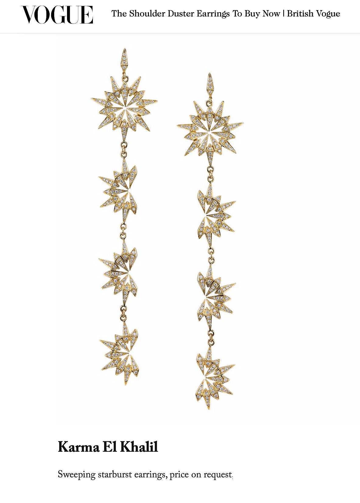 Contemporary 18 Karat White Gold Diamond Sunburst Starburst Earrings