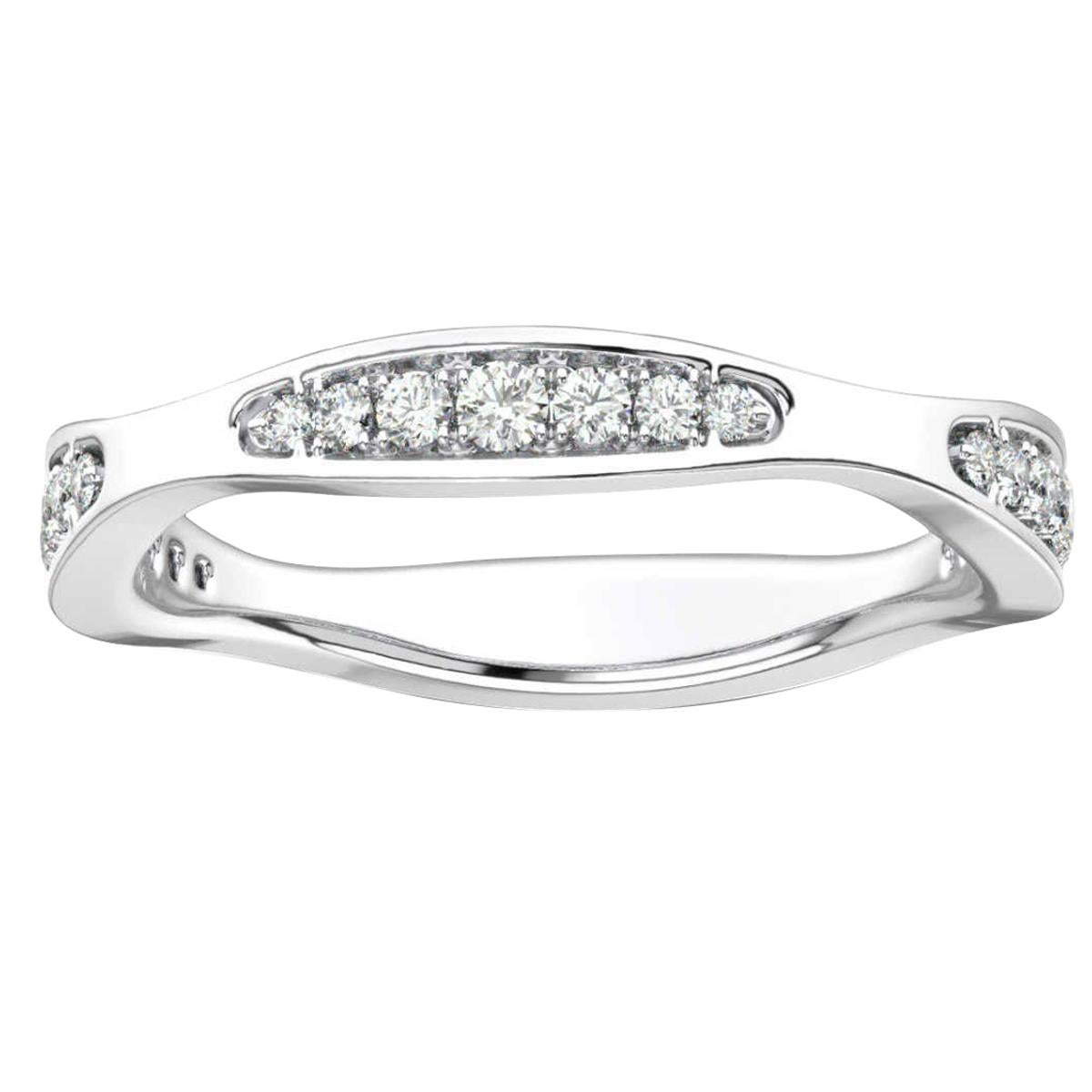 18 Karat White Gold Donna Marquise Shape Diamond Ring '1/4 Carat'