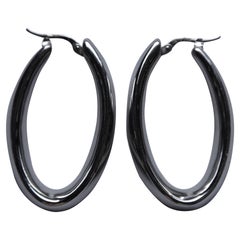 chanel earrings 18 Karat White Gold Earrings