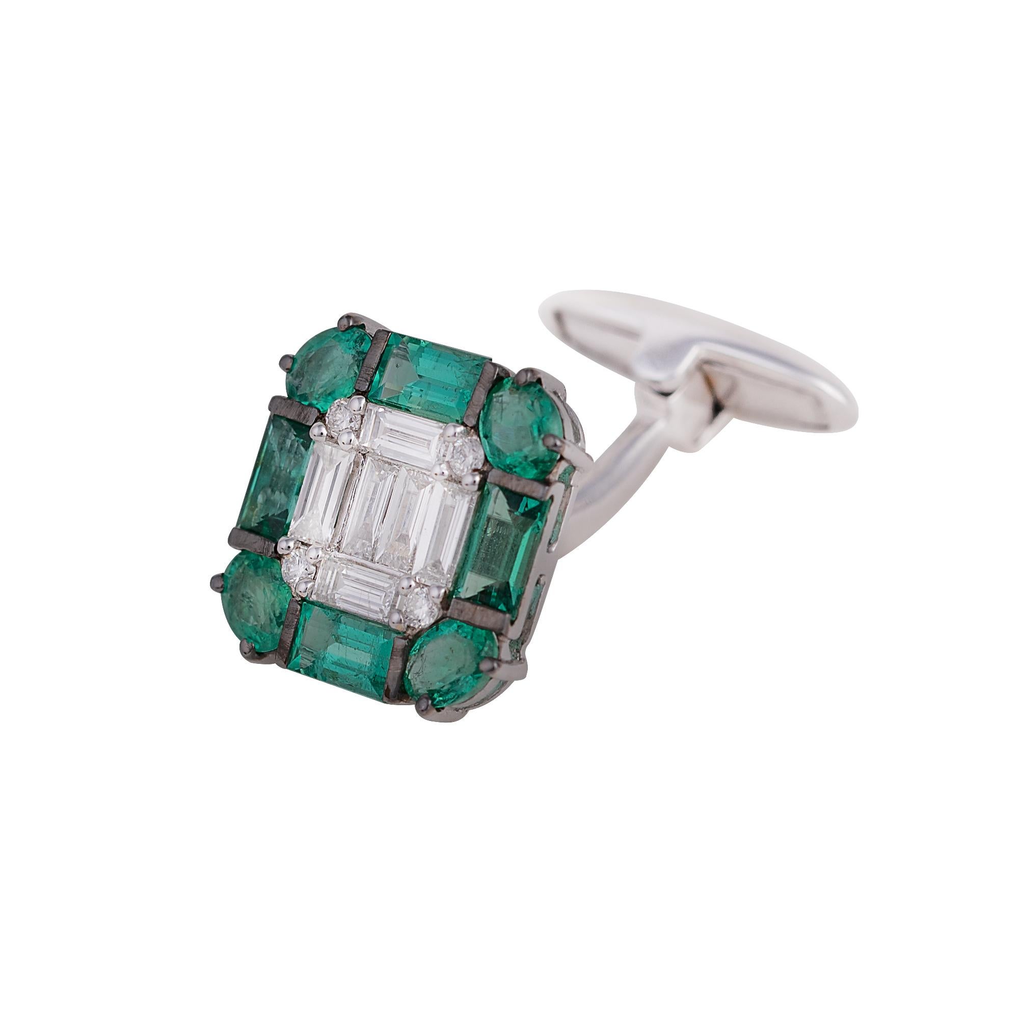 cufflinks emerald