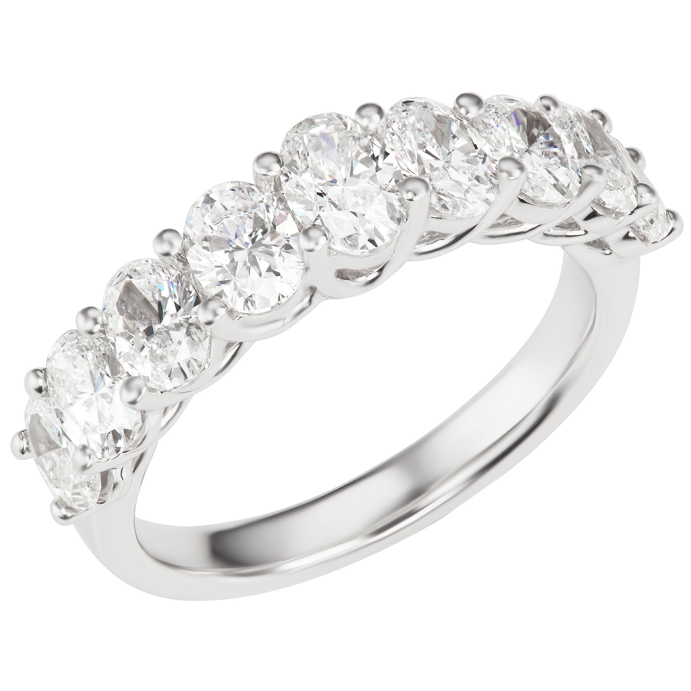 18 Karat White Gold Eternity Diamond Ring