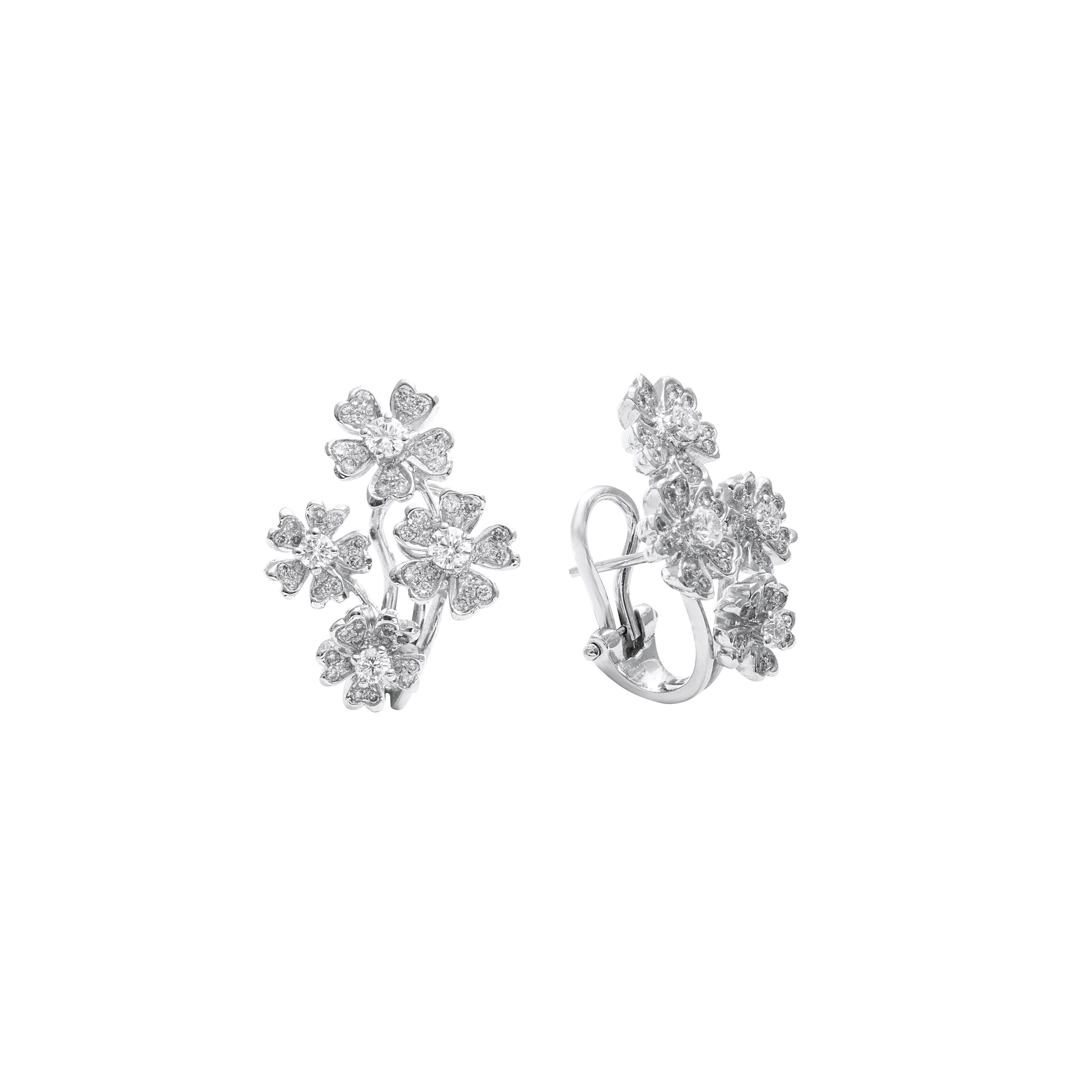 18 Karat White Gold Floral Diamond Earrings

A beautiful pair of floral earrings, set in 18 Karat white gold and studded with diamonds is ideal for both day and evening wear. 

18 Karat Gold - 14.638gms
Diamonds - 1.81cts