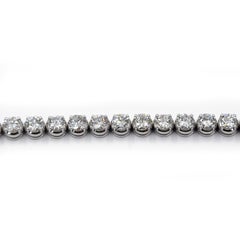 Bracciale Tennis Garavelli in oro bianco 18 carati Collezione Anniversario con Diamanti