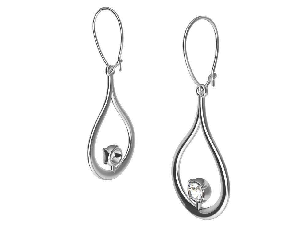 flat diamond studs
