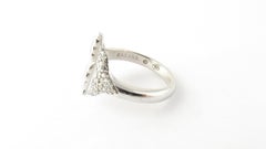 18 Karat White Gold Kabana Opal and Diamond Whale Tail Ring