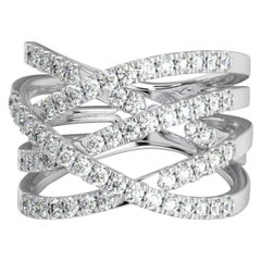 18 Karat White Gold Laval Fashion Diamond Ring '1.00 Carat'