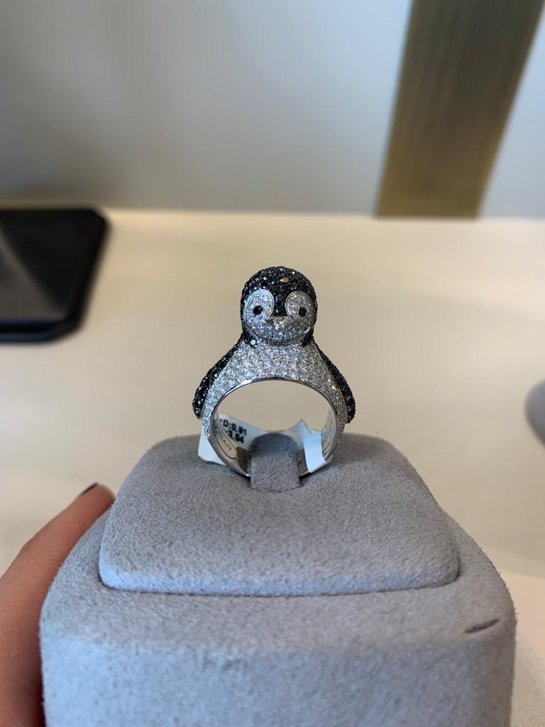 penguin engagement ring