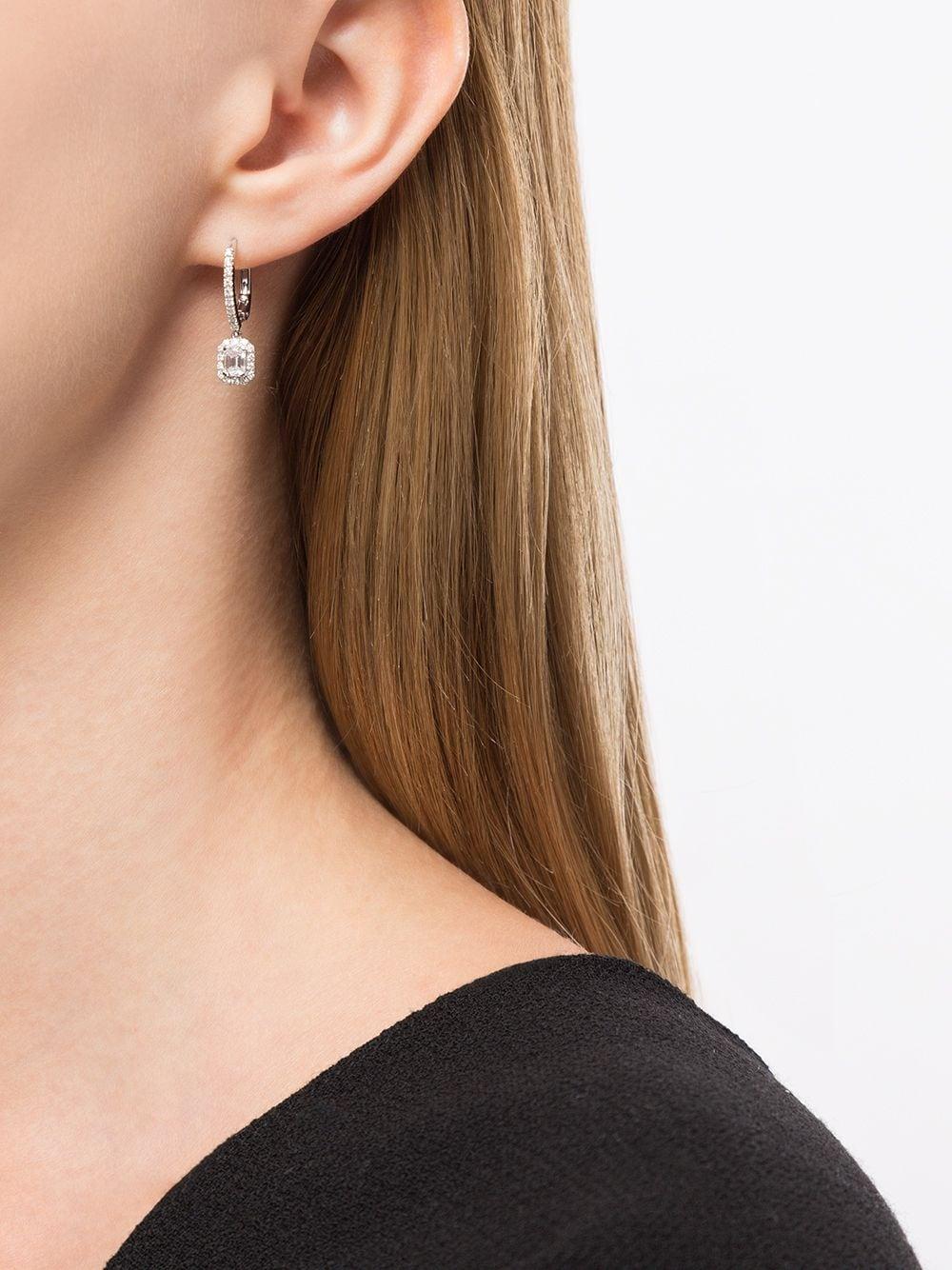 AS29
18kt white gold Mye pave diamond drop hoop earrings

There's nothing that a piece of jewellery can't fix! Crafted from 18kt white gold, these Mye pave diamond drop hoop earrings from AS29 have the power to cheer you up even in your worst days.