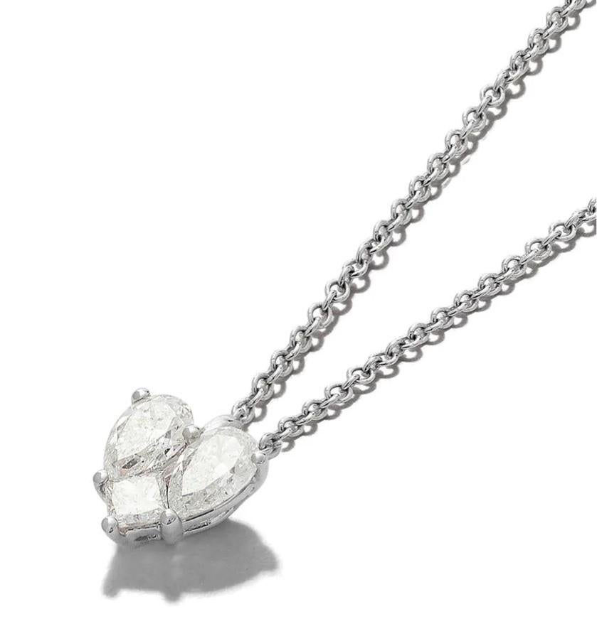AS29
18kt white gold Mye small heart illusion diamond necklace

Jewellery has the power to make you feel unique! Crafted from 18kt white gold, this Mye heart illusion diamond necklace from AS29 has the power to make you fall in love. Let it be!