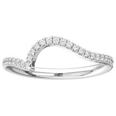 18 Karat White Gold Noga Diamond Band '1/5 Carat'