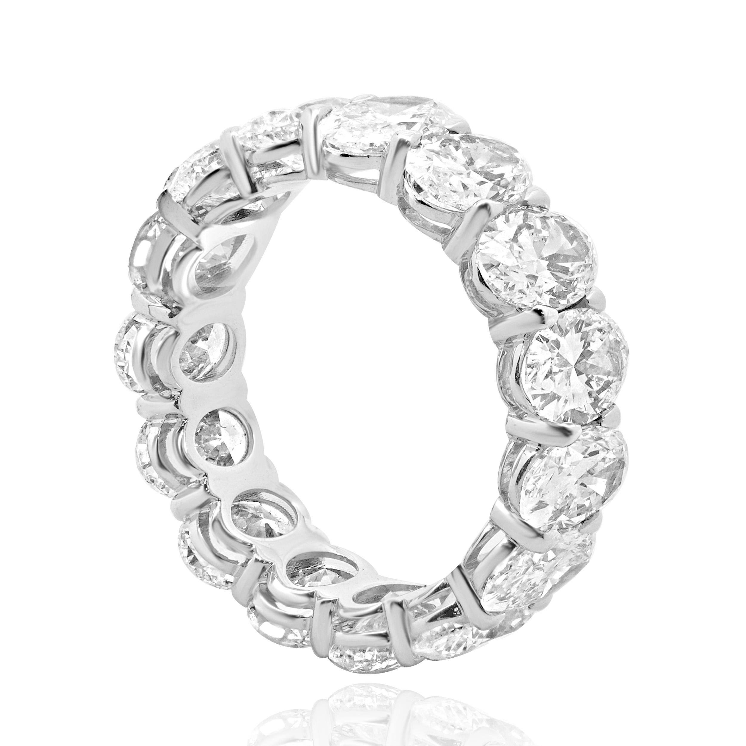 Designer: kundenspezifisch
MATERIAL: 18k Weißgold
Diamant: 15 Ovalschliff = 7,56cttw
Farbe: G
Klarheit: VS
Ringgröße: 6.5 (bitte erlauben Sie zwei zusätzliche Versandtage für Größenanfragen)
Gewicht: 4.55 Gramm
