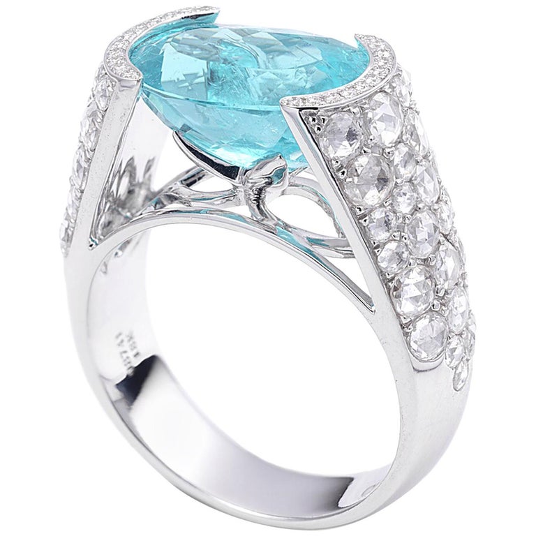 COOMI 5.37ct Paraiba Ring For Sale at 1stDibs