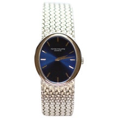 18 Karat White Gold Patek Philippe Wrist Watch