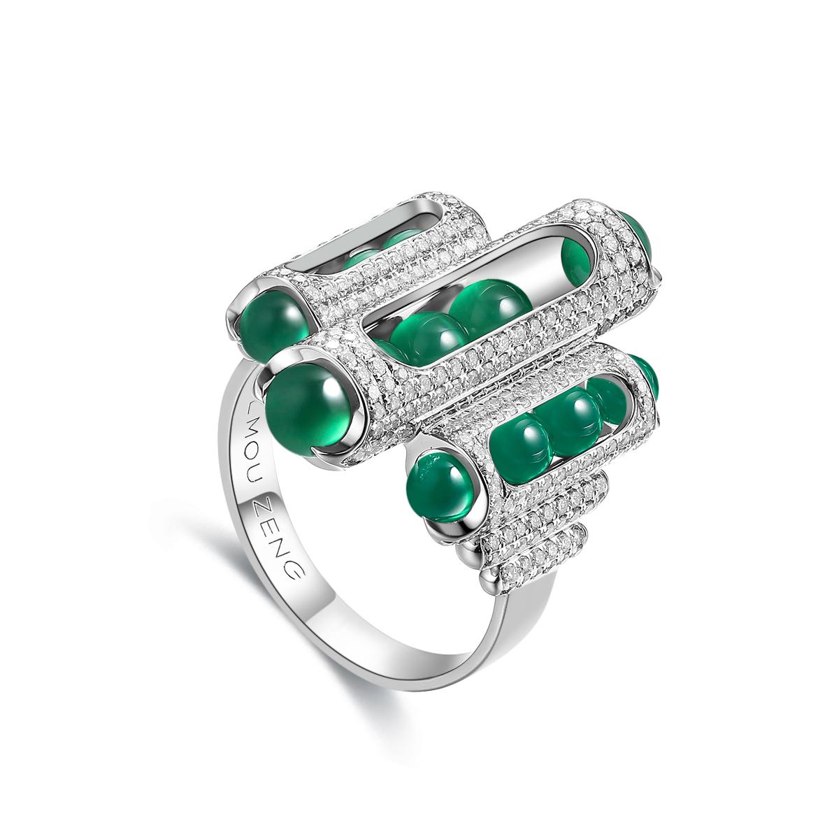 Melody collection won Boodles Gold Award at the Goldsmiths’ Craft & Design Awards, known as the UK ‘Jewellery Oscars’, 2019. This piece has been included in BB Publication's first ever jewellery edition coffee table book 2020: Spectacular and