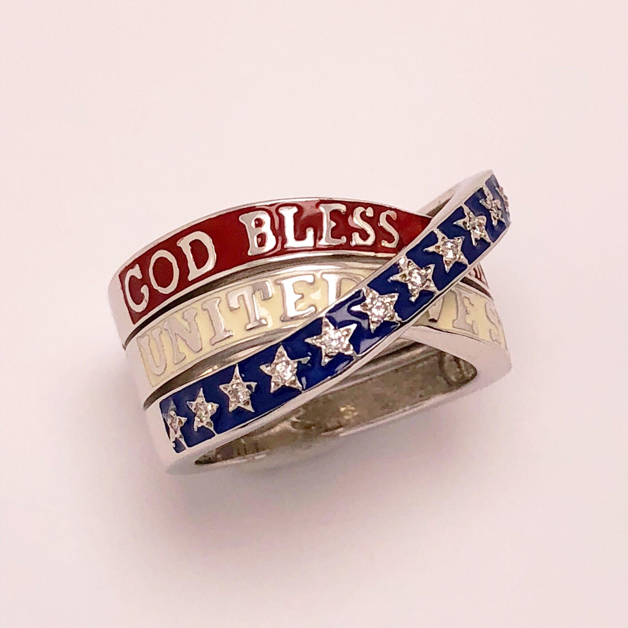 god bless america ring
