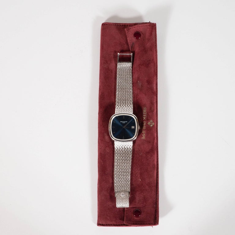patek philippe white gold automatic watch ref 3604
